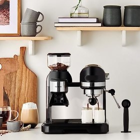 Resim Karaca Coffeemaid Kahve Öğütücülü, Süt Köpürtücülü, 19 Bar Basınçlı Espresso, Latte, Cappuccino, Americano Makinesi 1,4L 