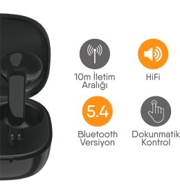 Resim Lucatech Mercury Bluetooth Kulaklık Xiaomi Poco X7 Pro Uyumlu (Keskin Netlik) 