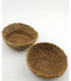 Resim 2 li Hasır Çerezlik Kase 13*6cm 