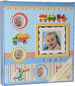 Resim Rabsev 10x15cm 180 Fotoğraf Kapasiteli Lüks Kutulu Bebek Fotoğraf Albümü RS63601-M 