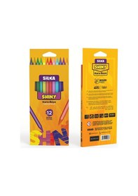 Resim Silka Shıny Tam Boy Kuru Boya Kalemi 12'Li 