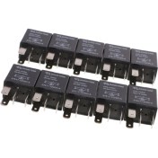 Resim Homyl Dc 12 V 30 Araba Otomotiv Tekne Kamyon 4 Pins Spst Alarm Röle Paketi 10 (Yurt Dışından) 