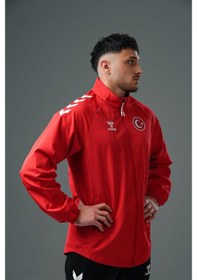 Resim Hummel Line Milli Takım Yağmurluk Kırmızı 