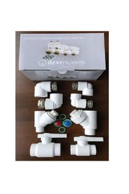 Resim Özay Plastik Hareketli Dirsekli Kombi Bağlantı Seti 