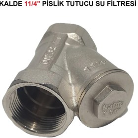 Resim Kalde 11/4" Sarı / Krom Pislik Tutucu Su Filtresi DN32 - Threaded Strainer 