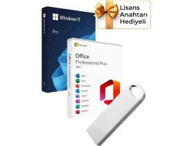 Resim Microsoft Windows 11 + Office 2021 Pro Plus Kurulum Dosyalı USB Bellek 16GB (Lisans Anahtarı Hediyeli) - Fiyatı, Yorumları 