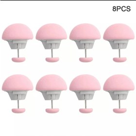 Resim Burdabol Pembe Yorgan Kılıfı ve Çarşaf Tutucu Yastık Nevresim Düzenleyici 8 Adet 