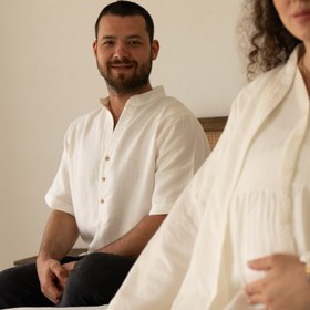 Resim Lolly Babies Lohusa Sabahlık – Ekru Renk Konforlu İç Giyim - L 