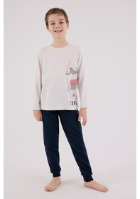 Resim U.S. Polo Assn. U.s. Polo Assn Erkek Çocuk Gri Pijama Takımı 5274-48781 Gri 