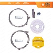 Resim Opel Astra H A04 2004-2014 4/5 Kapı İçin Arka Sağ Cam Kriko Seti 