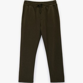 Resim Koton Regular Fit Cepli Beli Bağcıklı Eşofman Altı Haki 6wam40059mk Haki 