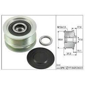 Resim Esse Oto - Clio-kango-megane Alternatör Kasnağı Şarj Kasnağı5 Kanalli 03- Ina 535 0116 10 8200113636 