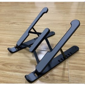 Resim Plastik Yükseklik Ayarlı Laptop Standı Siyah 