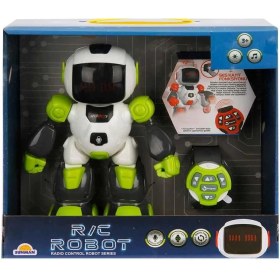 Resim Bayilik XML Sesli ve Işıklı Programlanabilir Robot Oyuncak Araba 24 cm Yeşil Renkli Eğlenceli Model 