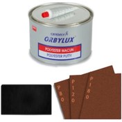 Resim Orbay Polyester Çelik Macun 500 Gram Set + Plastik Aparat 