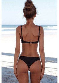 Resim Angelsin Bikini Tek Üstü Siyah 