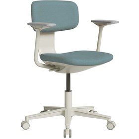 Resim Tesla Comfort Çalışma Koltuğu Mavi - Yeşil Kumaş 61x74-86x60 Cm Yeşil 