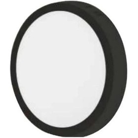 Resim Cata Ct-5238 30w Panel Led Armatür Siyah Yulvarlak Sıva Üstü Metal Kasa Sıcak Beyaz 3200k Siyah 