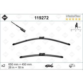 Resim Valeo 119272 - Silecek Süpürgesi Ön Üstten Basmalı Golf7-a3-pass 