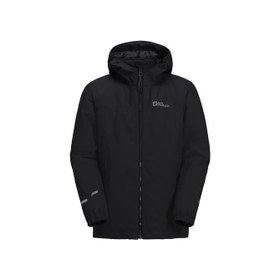 Resim Jack Wolfskin Snowcurl 3in1 K Erkek Çocuk Siyah Outdoor Ceketi 