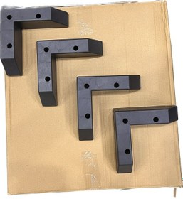 Resim Siyah 7x7 L Koltuk Ayağı 