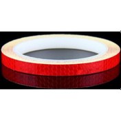 Resim Kırmızı 8 M X 1 Cm Yansıtıcı Etiket Bant Araba Kamyon Vücut Dıy Kendinden Yapışkanlı Çıkartma Şerit KIRMIZI 