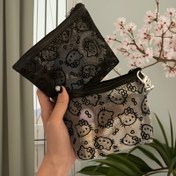 Resim Sanrio Hello Kitty Makyaj Çantası - Sevimli Hello Kitty Desen, Güvenli Fermuarlı Kapatma, Hafif ve Taşınabilir Kadınlar İçin Seyahat ve Günlük Kullanım İçin Makyaj Organizeri - Harika Sanrio Hediye Fikri 