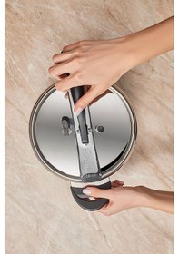 Resim Karaca Retro İndüksiyon Tabanlı Düdüklü Tencere 8 Lt 