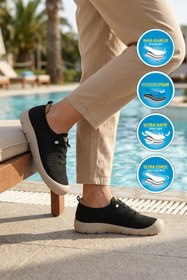 Resim Voyager Siyah Anorak Örme Anatomik Kadın Casual Ayakkabı B667 Z 