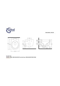 Resim İDEAL STANDARD STRADAO ASMA KLOZET BEYAZ Z266801 