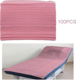 Resim Ganzhoushop Yumuşak Tek Suntek Pembe-deliksiz Tek Kullanımlık Çarşaf 100x Hf 