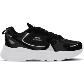 Resim Slazenger INFERNO I Kadın Siyah / Beyaz Koşu & Yürüyüş Spor Ayakkabısı 