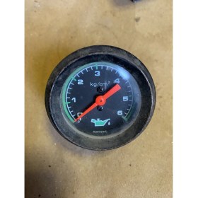 Resim Etm Krom 2" Inç Mekanik Yağ Basınç Göstergesi Kiti 0-60 Psı Universal Her Araca Uyumlu 