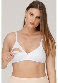 Resim Parlingerie Emzirme Sütyeni Büyük Beden Beyaz 