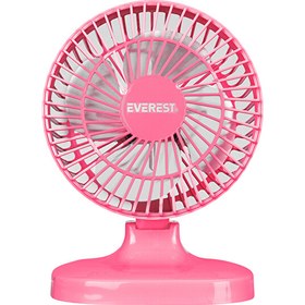 Resim EFN-503 7" Masaüstü USB Pembe Fan Everest