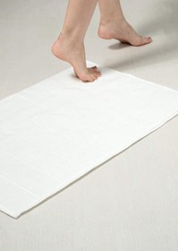 Resim Astra Spuma Bathmat - 50x75 cm Premium Ayak Havlusu - Beyaz 
