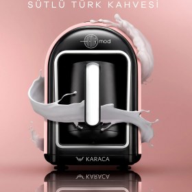 Resim Karaca Hatır Mod Sütlü Türk Kahve Makinesi Grape Pink 