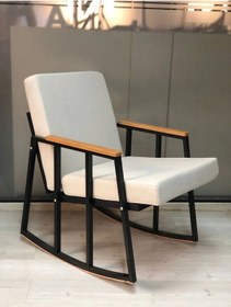 Resim Adımshops Sallanır Koltu Tv Koltuğu Kafe Balkon Mutfak Berjer Ofis Salon Tekli Koltuk Krem 