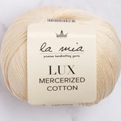 Resim La Mia Lux Mercerized Cotton Bej El Örgü İpi - 174 - 33752 
