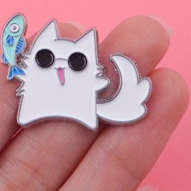 Resim 1 adet Sevimli Karikatür Yaka Pimleri Enamel Pimi Sırt Çantası Pimleri Hediye Broşler Aksesuarlar Moda için 