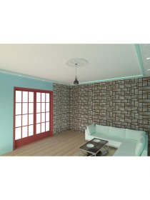 Resim Motifpiyer Lamba Tavan Göbeği-Yuvarlak-51-56cm-2adet 
