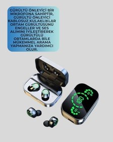 Resim Gürültü Engelleyici Bluetooth Kulaklık - Akıllı Ekranlı, HiFi Ses Kalitesi 