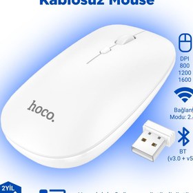 Resim Hoco GM15 Art 2.4g Wireless Kablosuz Mouse - Premium Product 