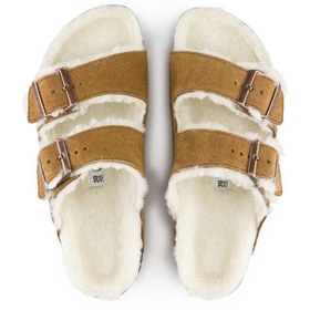 Resim Birkenstock Arızona Fell Vl Laf - Kahverengi / 