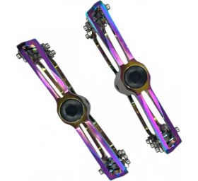 Resim Vona HF-624 Rulmanlı Bisiklet Pedalı Rainbow Oilslick 