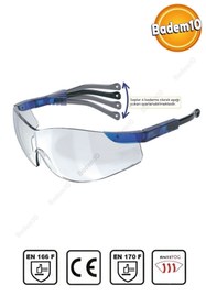 Resim Badem10 Bisiklet Motor Iş Güvenlik Kaynak Gözlüğü Lazer Uv Koruyucu Gözlük Hunter Şeffaf 