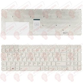 Resim Toshiba Uyumlu Satellite L50-B-16P, L50-B-16Q Klavye Beyaz Tuş Takımı Tr 