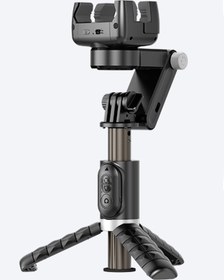 Resim TECHNOMEN Q18 Masaüstü Gimbal Sabitleyici Çekim Modunda Telefon Takip Dolgu Işığı Ile Selfie Çubuğu Tripod 