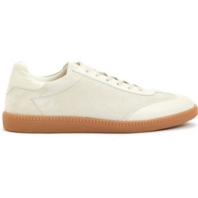 Resim Network Bej Kadın Deri Sneaker 