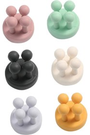 Resim Seram Collection Yapışkanlı Esnek Silikon Çok Amaçlı Tutacak Klips 